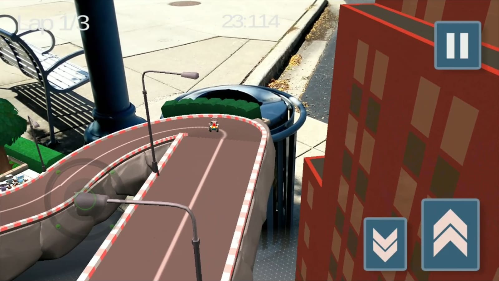 Robot Racing AR video